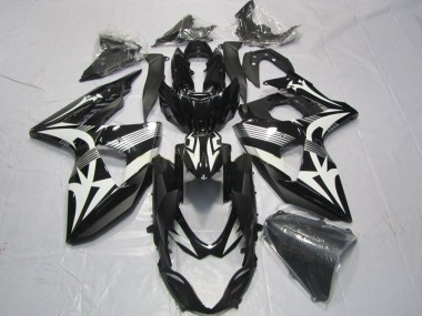 Best 2009-2016 Black White Suzuki GSXR1000 Motorcycle Replacement Fairings