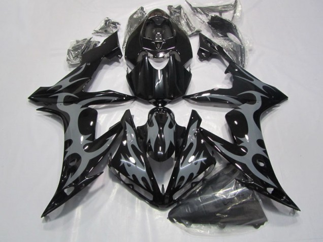Best 2004-2006 Black Yamaha YZF R1 Bike Fairings