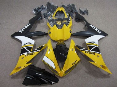 Best 2004-2006 Yellow White Black Yamaha YZF R1 Replacement Motorcycle Fairings