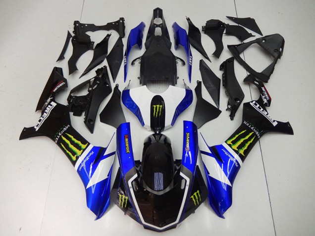 Best 2015-2019 Blue Black Monster Yamaha YZF R1 Motorbike Fairings Best 2015-2019 Blue Black Monster Yamaha YZF R1 Motorbike Fairings