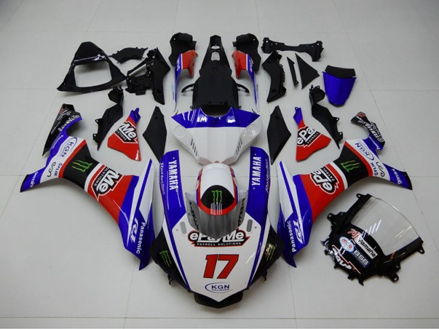 Best 2015-2019 Blue Red KGN 17 Yamaha YZF R1 Replacement Motorcycle Fairings