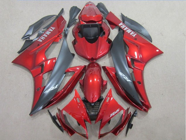 Best 2006-2007 Red Yamaha YZF R6 Motorbike Fairing